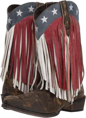 ROPER Women's American Beauty Fringe Western Boot in Kuwait