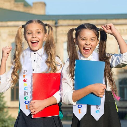 Seematn 12 Pieces Kids Preschool Printed Graduation Stole Bulk Preschool Graduation Stoles Preschool Graduation Gift for Kids in Kuwait