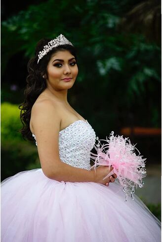 اوبري تاج وتاج للنساء والفتيات لحفلات التخرج، تاج فضي للنساء، تاج الاميرة من حجر الراين، اكسسوارات العودة للوطن سعيدة in Kuwait