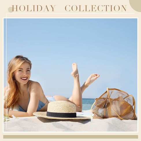 3 Pcs Mesh Beach Tote Bag Women with Pocket Foldable Beach Bag Tote Shoulder Handbag Khaki Mesh Tote Bag for Picnic Vacation Pool Trip, 15.55 x 13.78 x 6.69 Inch in Saudi Arabia