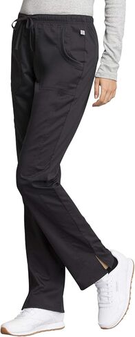 Cherokee Women Scrubs Pant Workwear Revolution Tech Mid Rise Straight Leg Drawstring WW235AB in Saudi Arabia
