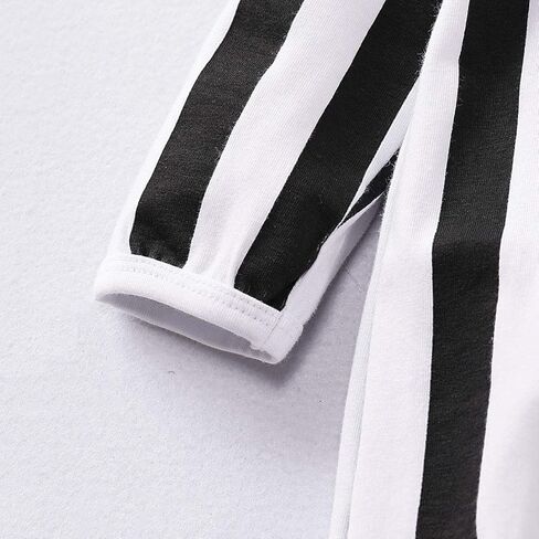 Viworld بيبي بوي ملابس الهالوين للرضع مخططة بأكمام طويلة بذلة رومبير مع ربطة عنق زي الحفلات التنكرية in Kuwait