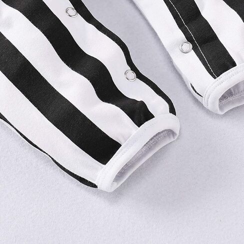 Viworld بيبي بوي ملابس الهالوين للرضع مخططة بأكمام طويلة بذلة رومبير مع ربطة عنق زي الحفلات التنكرية in Kuwait