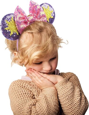 عصابة رأس على شكل أذن الفأر ومشابك أذن الفأر الصغيرة للنساء على شكل أذن الفأر الصغيرة Scrunchies للفتيات، أغطية رأس الأميرة، إكسسوارات الشعر، زينة، عصابة رأس للحفلات التنكرية للبالغين والنساء والفتيات in Kuwait