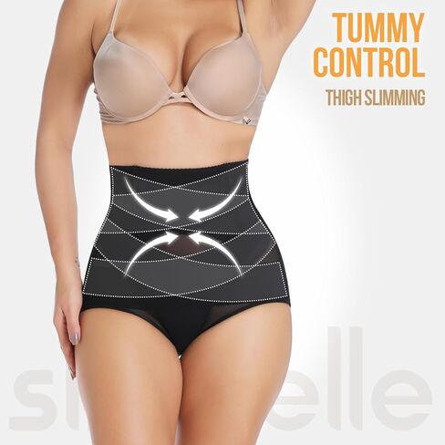 شورت سليمبيل لملابس داخلية للنساء للتحكم في البطن، ملابس داخلية عالية الخصر لتشكيل الجسم ورفع المؤخرة in Kuwait