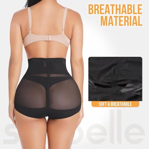 شورت سليمبيل لملابس داخلية للنساء للتحكم في البطن، ملابس داخلية عالية الخصر لتشكيل الجسم ورفع المؤخرة in Kuwait