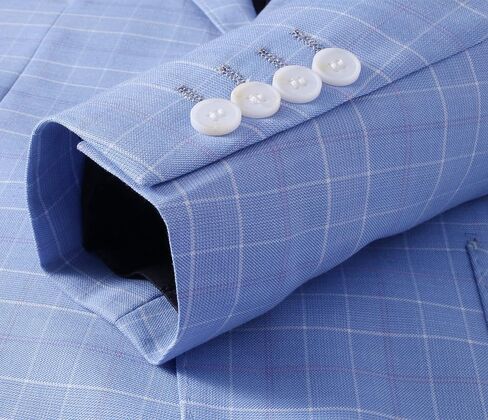 سترة MOGU الرجالية ذات المقاس النحيف، معطف رياضي كاجوال، سترة باللونين الأخضر والأزرق in Kuwait