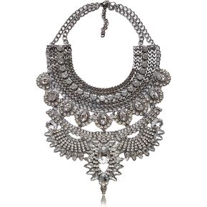 NABROJ Chunky Gold Necklace Valentines Day Gifts for Women - Statement Necklace Boho African Choker Tribal Collar Metal Necklace Egyptian Costume Jewelry for Women