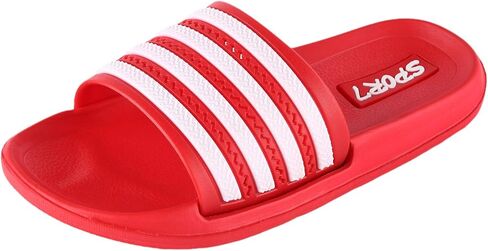 صنادل Ku-lee للأطفال خفيفة الوزن - صنادل مقاومة للارتداء سهلة الارتداء للاستخدام في الأماكن المغلقة أو الهواء الطلق، شبشب منزلي مرن للأولاد والبنات. in Kuwait