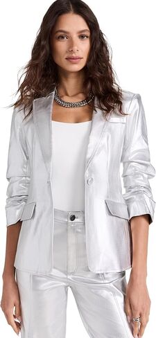 Cinq à Sept Women's Foiled Khloe Blazer in Kuwait