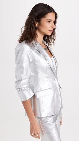Cinq à Sept Women's Foiled Khloe Blazer in Kuwait