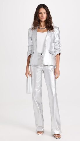 Cinq à Sept Women's Foiled Khloe Blazer in Kuwait