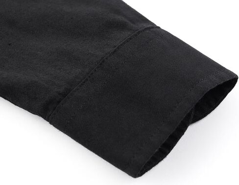 Men's Long Sleeve Dress Shirt Casual Button-Down Shirts with Two Pocket Cotton in Saudi Arabia