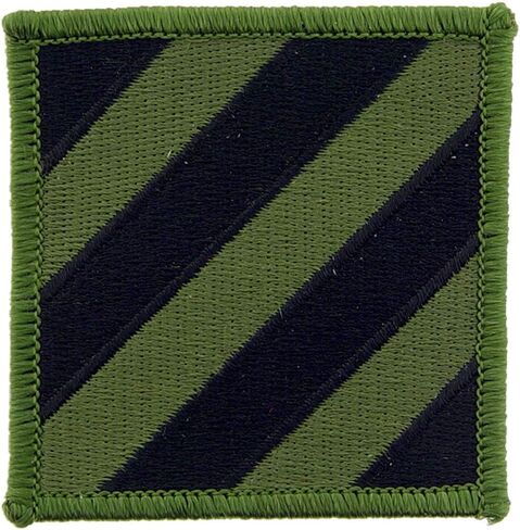 United States Army 3rd Infantry Division, Full Color, Embroidered Patch with Iron-On Adhesive in Saudi Arabia