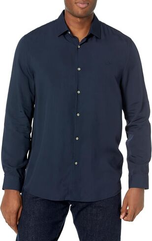GUESS Men's Long Sleeve Sunset Fluid Shirt in Saudi Arabia