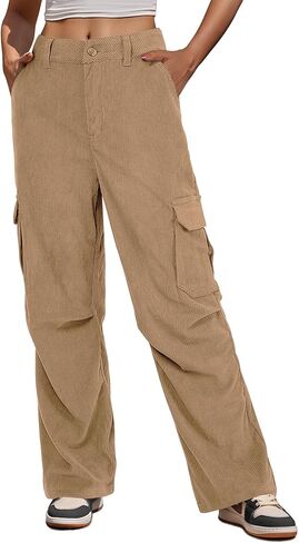 POTILI سروال قصير للنساء السراويل البضائع للنساء العصرية عالية الخصر المرأة سروال قصير فضفاض السراويل البضائع Y2k in Kuwait