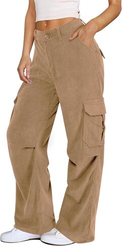 POTILI سروال قصير للنساء السراويل البضائع للنساء العصرية عالية الخصر المرأة سروال قصير فضفاض السراويل البضائع Y2k in Kuwait