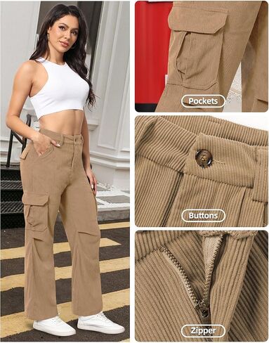 POTILI سروال قصير للنساء السراويل البضائع للنساء العصرية عالية الخصر المرأة سروال قصير فضفاض السراويل البضائع Y2k in Kuwait