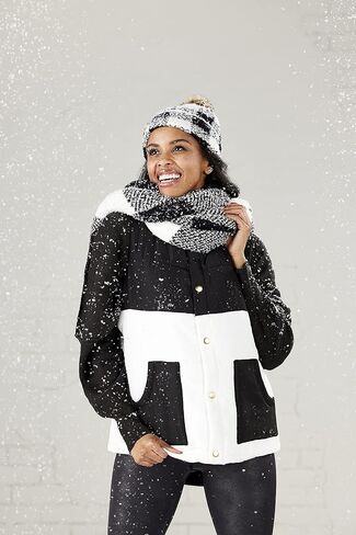 Mud Pie Gage Colorblock Womens Puffer Vest in Saudi Arabia