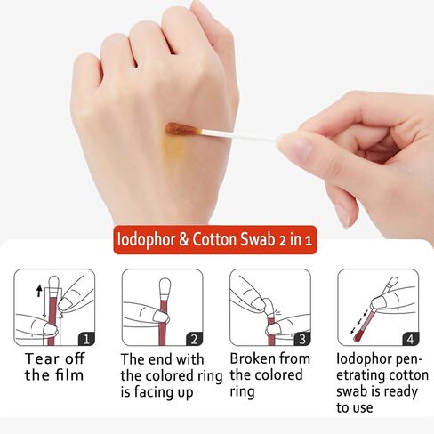 Ear Piercing Gun Kit, Professional Body Earrings Piercing Kit with A Pair of 18K Real Gold Plated Earrings, 20 Stainless Steel Stud Earrings, 10 Sterling Silver Ear Sticks,10 Iodophor Cotton Swabs in Saudi Arabia