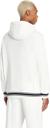 A｜X ARMANI EXCHANGE Men's Collegiate Capsule Cotton French Terry Logo Patch Pullover Hoodie Sweatshirt in Saudi Arabia