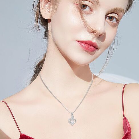 Minicremation Infinity Flower Cremation Urn Necklace for Ashes Birthstone Love Urn Necklace Ashes Cremation Jewelry Memorial Keepsake Jewelry Women in Saudi Arabia