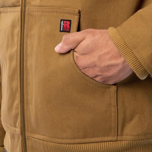 سترة Wrangler Riggs Workwear للرجال مبطنة بسحاب كامل من شيربا البط in Kuwait