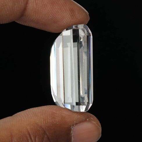 Topaz Loose Stone 108.10 Ct Emerald Shape White Topaz Gemstone, White Topaz Loose Gemstone in Saudi Arabia