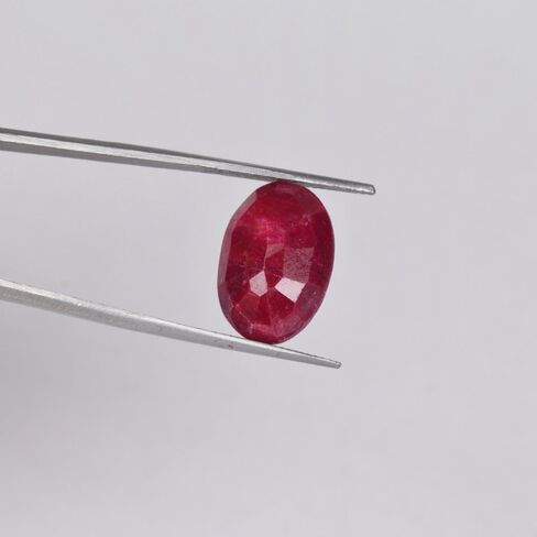 13.15 Ct. July Birthstone Natural Red Ruby Egl Certified Gemstone for Ring AR-073, gemstone, african - red ruby in Saudi Arabia