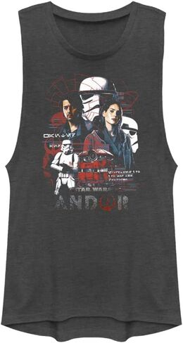 Star Wars Andor Wot Women's Fast Fashion Tank Top, Charcoal, Small in Saudi Arabia