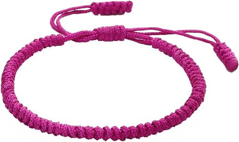 COLORFUL BLING Hand-Knitted Lucky String Bracelet Adjustable Tibetan Buddhist Prayer Yoga Mala Bracelets Kabbalah Protection Couple Jewelry in Saudi Arabia