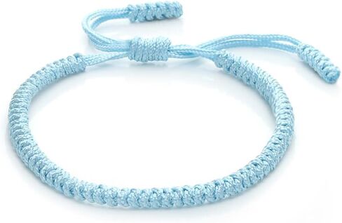 COLORFUL BLING Hand-Knitted Lucky String Bracelet Adjustable Tibetan Buddhist Prayer Yoga Mala Bracelets Kabbalah Protection Couple Jewelry in Saudi Arabia