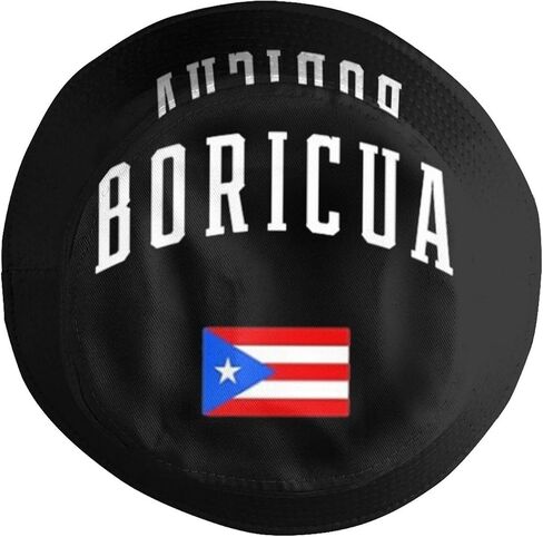 Puerto Rico Bucket Hat Cute Fisherman Hat Pr Flag Bucket Hats Sun Hat for Fishing Hiking Camping in Saudi Arabia