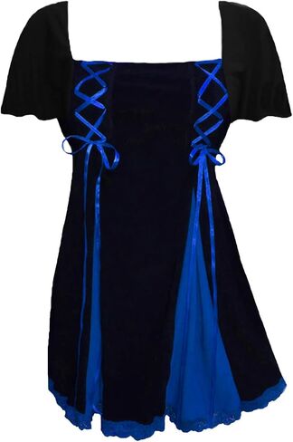 Dare to Wear Gemini Princess S/S Corset Top: Victorian Gothic Women's Babydoll Chemise for Everyday Halloween Cosplay in Saudi Arabia