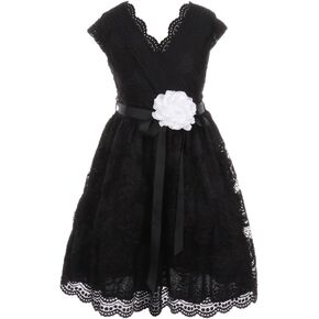 iGirlDress Little Girls Floral Design Lace Easter/Spring Dress Sizes 2-16 in Kuwait