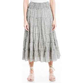 Max Studio womens Tiered Maxi Skirt Skirt in Kuwait