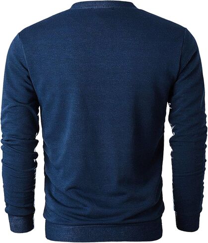 Ohoo Mens Slim Fit V Neck Pullover Sweater Lightweight Long Sleeve Casual Business Dress Sweater in Kuwait