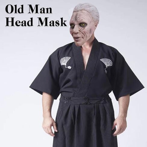 قناع بيستاسك للهالوين زومبي المخيف لرجل يبلغ من العمر، دعائم زي كيميائي حيوي، قناع مزحة شيطان زومبي للبالغين in Kuwait