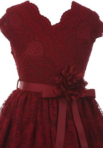 فستان iGirlDress للفتيات الصغيرات بتصميم زهور من الدانتيل لعيد الفصح/الربيع، مقاسات 2-16 in Saudi Arabia