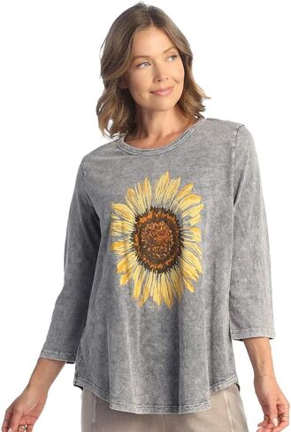 Jess & Jane Mineral Washed A-Line Tunic - M106 in Saudi Arabia