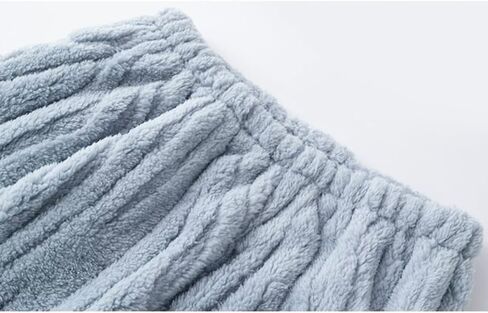 طقم بيجامات نسائي منفوش دافئ من الصوف المرجاني ملابس نوم كاواي فضفاضة من القطيفة ملابس نوم غامضة لطيفة ملابس تنحيف لفصل الشتاء in Kuwait