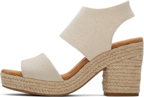 TOMS Women's Majorca Platform Sandal, Textile Upper in Saudi Arabia