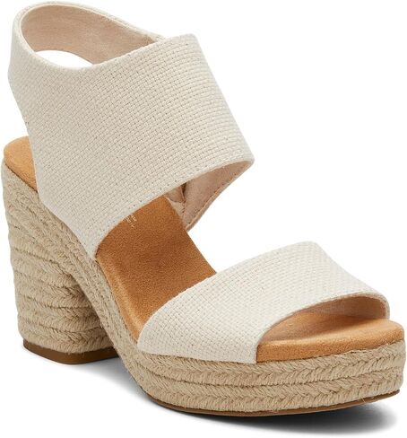 TOMS Women's Majorca Platform Sandal, Textile Upper in Saudi Arabia