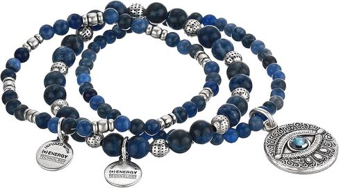 Alex and Ani Evil Eye Set of 3 Stretch Bracelet in Saudi Arabia