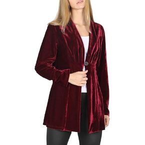 سترات مكتب Yukiwi نسائية كاجوال بأكمام طويلة مخملية in Kuwait