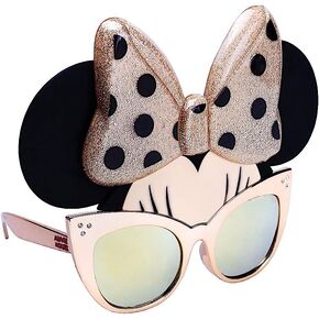Sun-Staches Disney Mouse Character Sunglasses, Instant Costume, Party Favors, UV400, One-Size, Heart Minnie