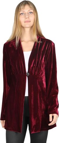 سترات مكتب Yukiwi نسائية كاجوال بأكمام طويلة مخملية in Kuwait