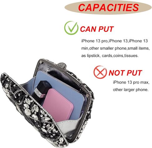 Colorful Crystal Clutch Box Handbag Women Sparkling Evening Bags for Wedding Party Prom Purse in Saudi Arabia
