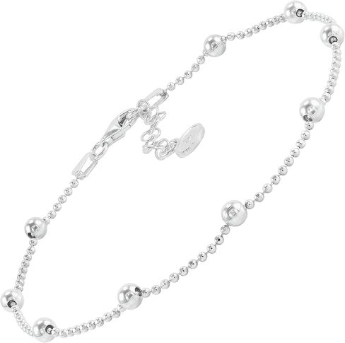 Silpada .925 Sterling Silver Anklet, Ankle Bracelet for Women, Jewelry Gift Idea, Ball and Chain', 9" + 1", Sterling Silver , not known in Kuwait