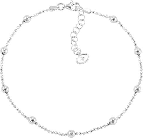 Silpada .925 Sterling Silver Anklet, Ankle Bracelet for Women, Jewelry Gift Idea, Ball and Chain', 9" + 1", Sterling Silver , not known in Kuwait